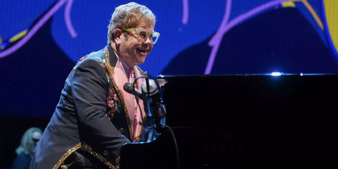 Elton John performt während seiner «Farewell Yellow Brick Road»-Final-Tour im Madison Square Garden in New York.