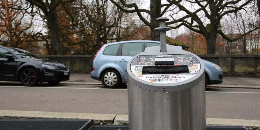 Recyclingstelle für  Büchsen/ Alu/ Metall. (Symbolbild)