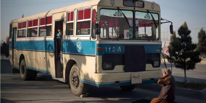 Busfahrer in Afghanistan