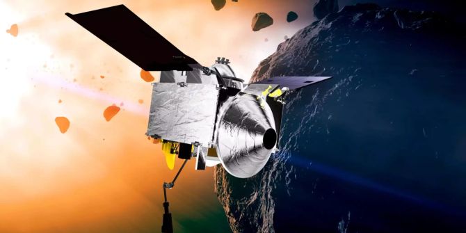 Osiris Rex im Weltall