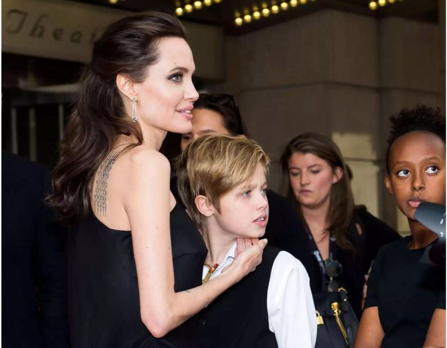 Angelina Jolie und Tochter Shiloh 2017 am Toronto International Film Festival.