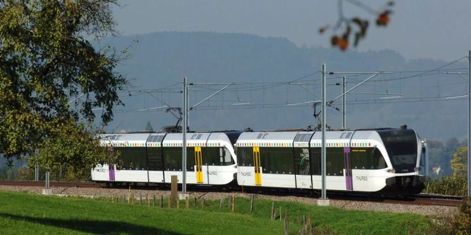 Die Zugstrecke zwischen Konstanz und Kreuzlingen ist unterbrochen. Thurbo Konstanz