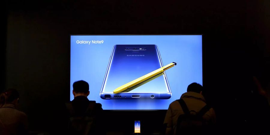 Werbung für Galaxy Note9