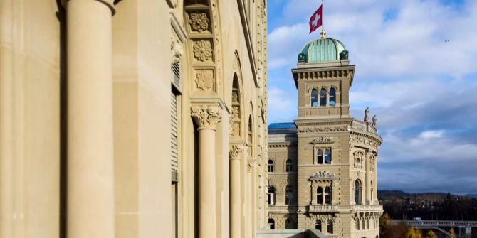 Das Bundeshaus in Bern.