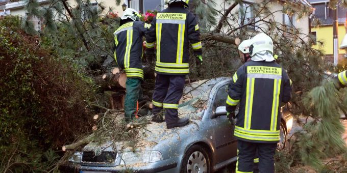 Ausnahmezustand in Berlin - Sturm «Herwart» legt Deutschland lahm