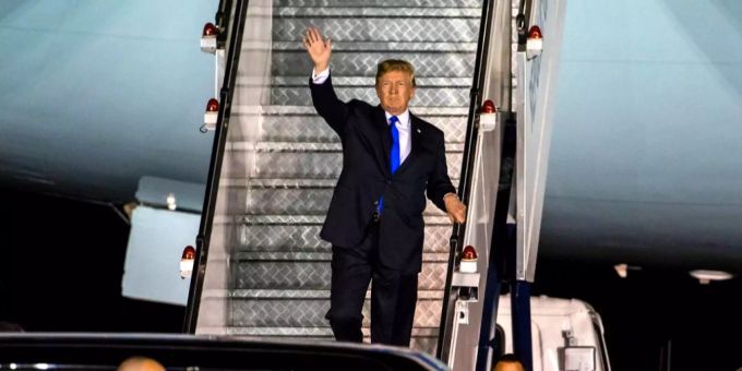 Nach Kim Jong Un - Auch Donald Trump in Singapur eingetroffen