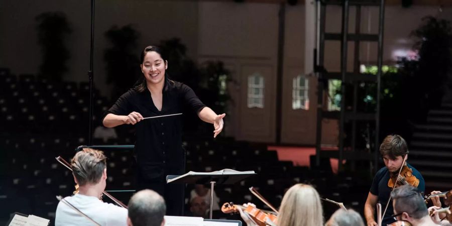 Holly Choe, Gstaad Conducting  Academy,  Ⓒ Eve Kohler