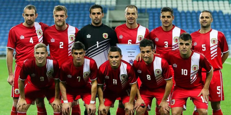 Ja, auch in Gibraltar spielt man Fussball; nein, das sind nicht die Red Imps, sondern das Nationalteam.