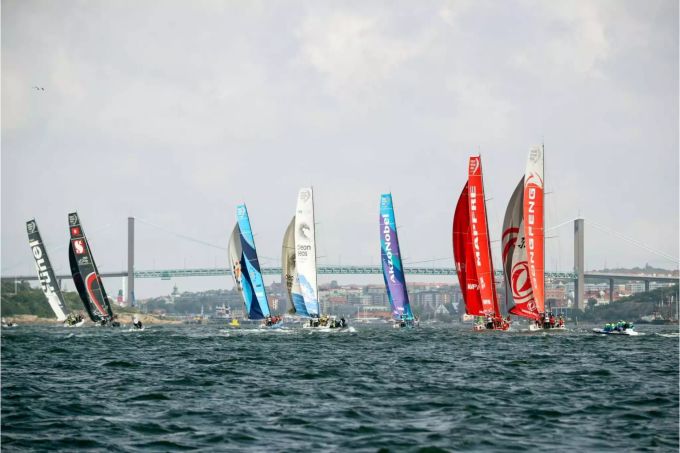 Sieben Segelboote legten bei der «Volvo Ocean Race» 83'000 Kilometer auf See zurückgelegt. Sieben Segelboote legten bei der «Volvo Ocean Race» 83'000 Kilometer auf See zurückgelegt.