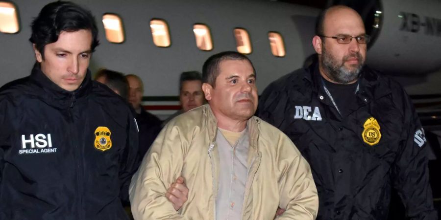 Joaquín «El Chapo» Guzmán droht lebenslange Haft.