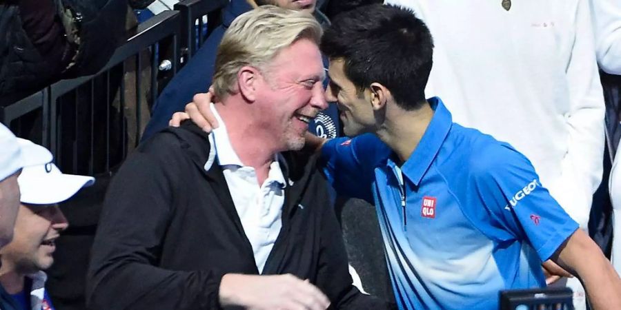 Boris Becker war drei Jahre lang Trainer von Novak Djokovic.