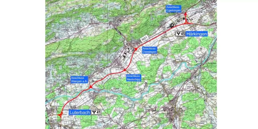 Während der Bund die Strecke Luterbach-Härkingen ausbauen will, findet er einen Ausbau zwischen Kirchberg und Luterbach nicht nötig.