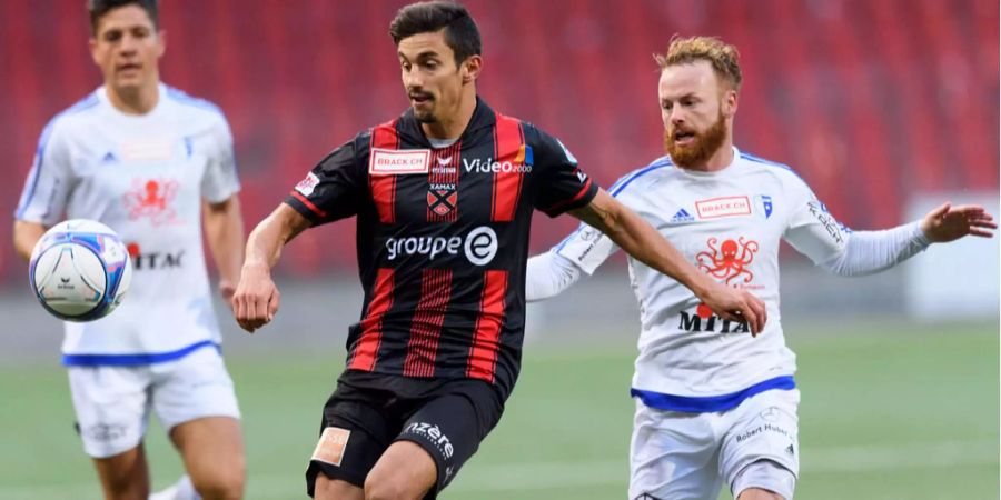 Mike Gomez von Xamax absolvierte 62 Spiele in Folge über die vollen 90 Minuten.