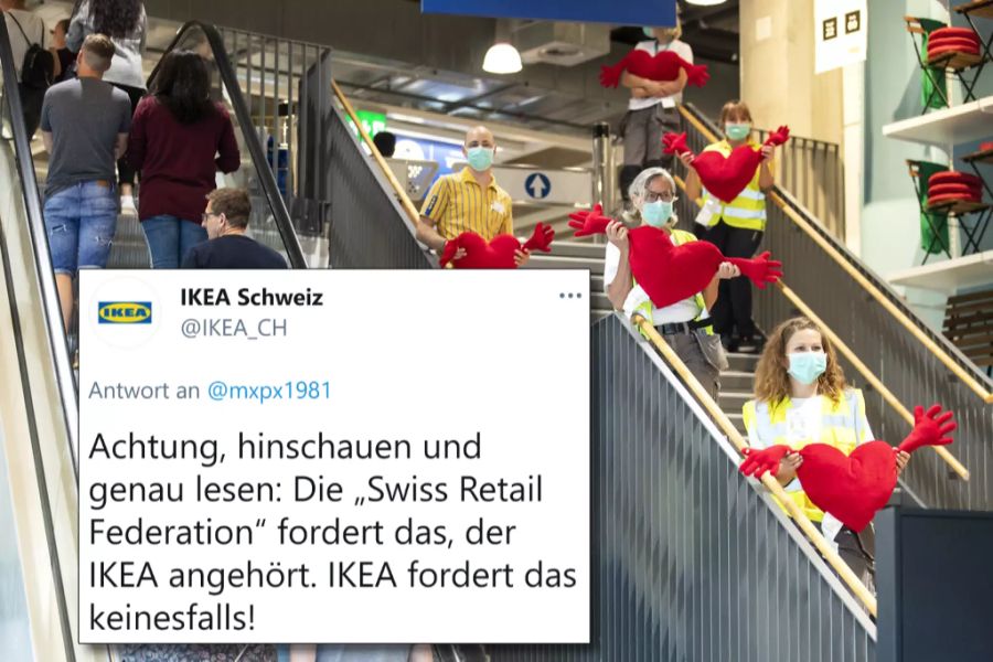 Ikea Maskenpflicht Swiss Retail