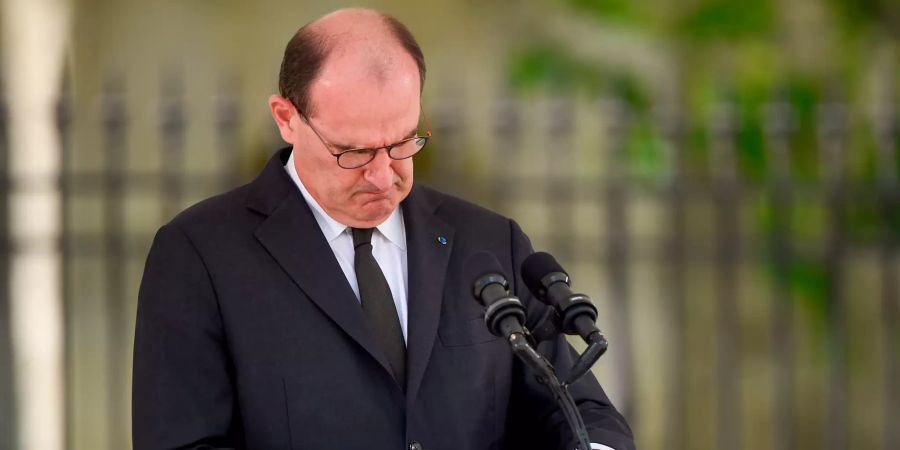 Gedenken an toten Polizisten in Frankreich