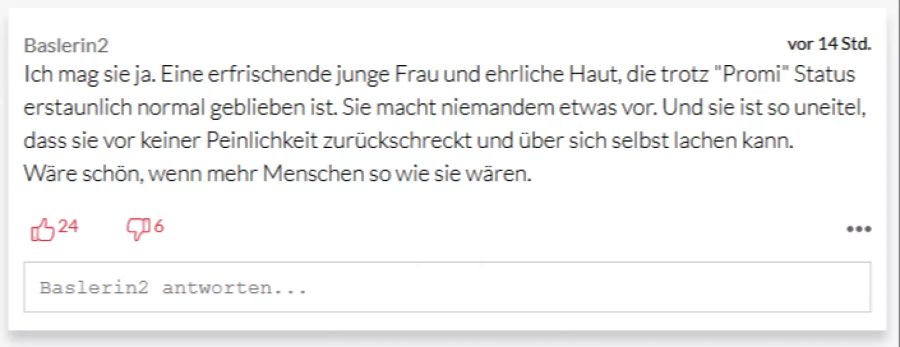 Katzenbergers offene Persöhnlichkeit kommt gut an.