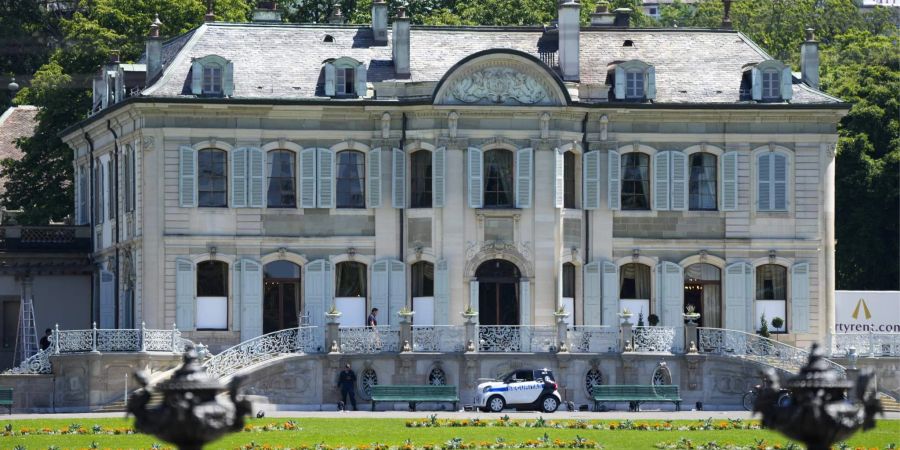 Hier in der «Villa la Grange» in Genf trafen sich Putin und Biden.