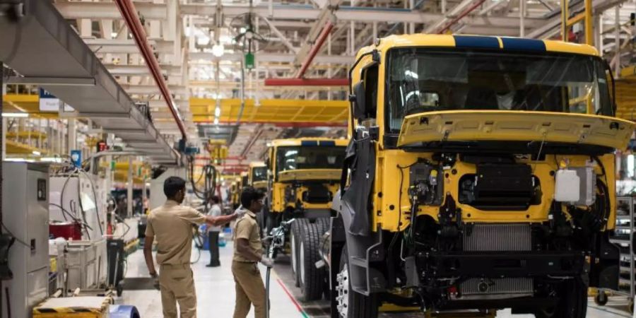 Mit einem Handelsvolumen von 19,5 Milliarden Euro im vergangenen Jahr ist Deutschland Indiens sechstwichtigster Handelspartner; umgekehrt liegt Indien für Deutschland auf Platz 23. Foto: Bernd von Jutrczenka/dpa