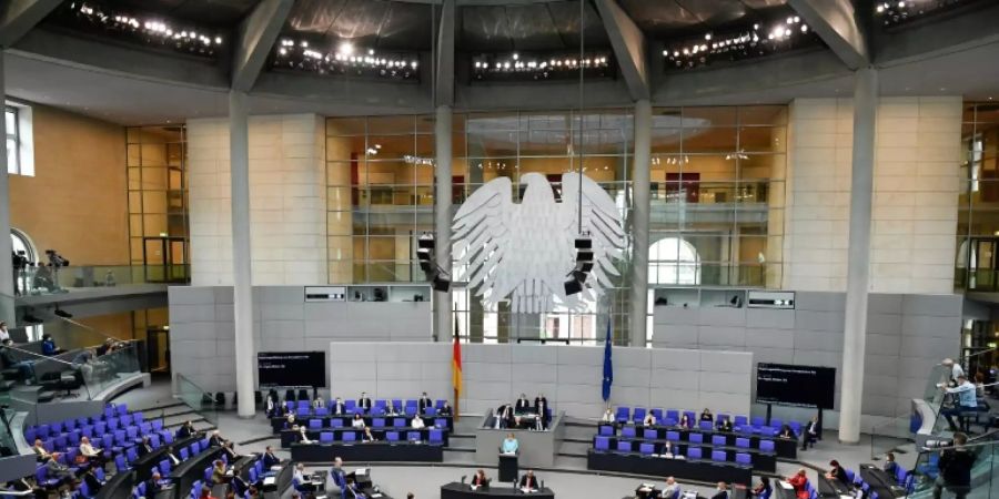 Plenum des Bundestags