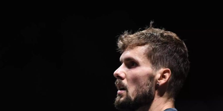Hat es ins Hauptfeld von Wimbledon geschafft: Oscar Otte. Foto: Jonas Güttler/dpa
