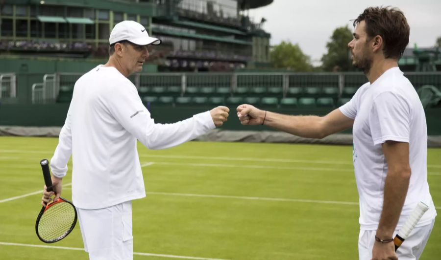 Der Amerikaner war schon Trainer der beiden Schweizer Tennis-Asse Stan Wawrinka ...