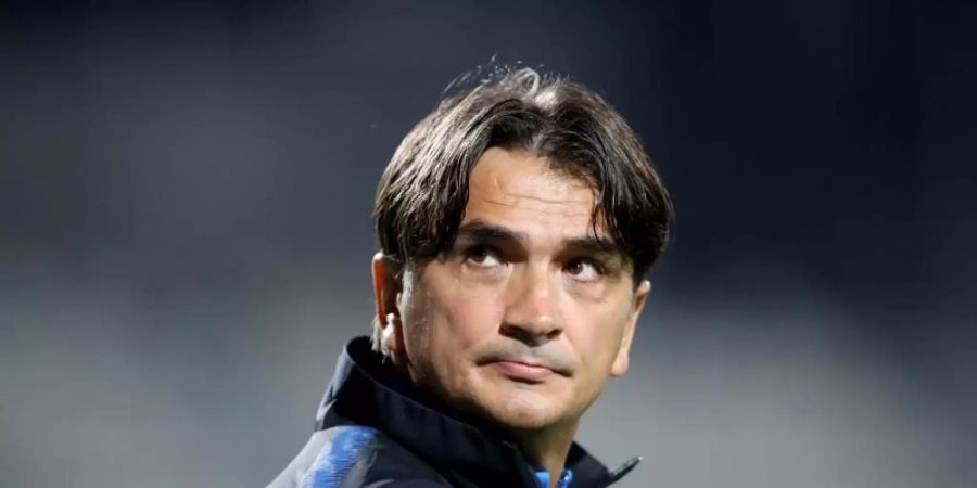 Zlatko Dalic, Trainer von Kroatien, hält sich vor dem Topspiel gegen England bedeckt. Foto: Tim Goode/PA Wire/dpa/Archivbild