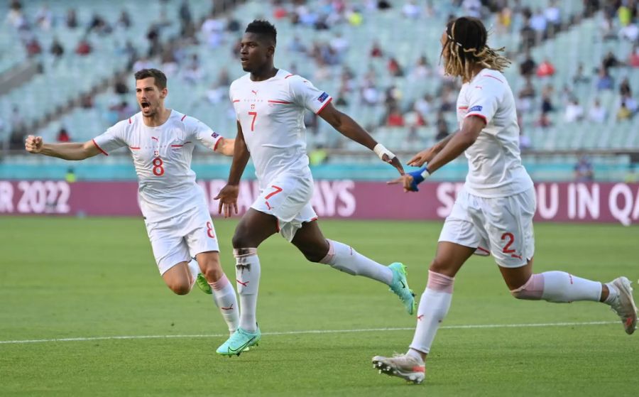 Breel Embolo erzielte den ersten Treffer der Schweizer Nati an der Euro 2020 – ob der Stürmer auch im Achtelfinal gegen Frankreich treffen wird?