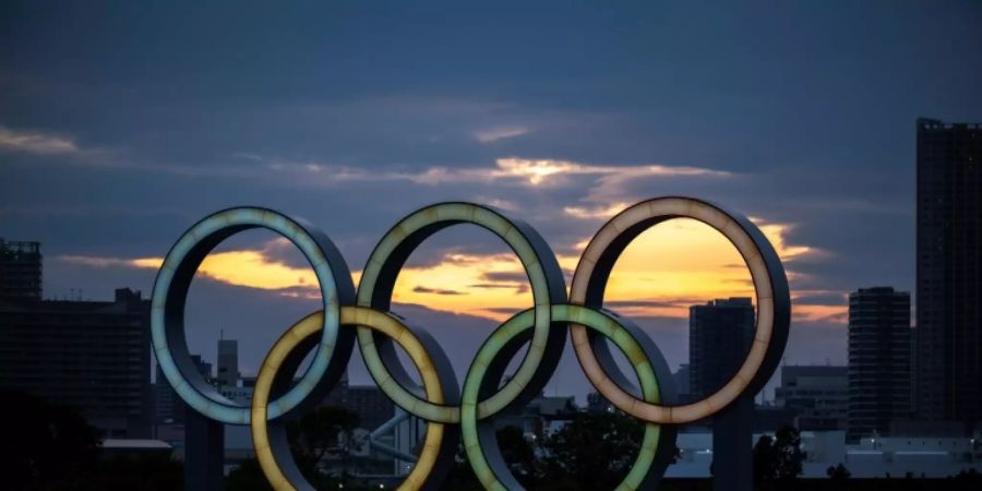 Olympische Ringe in Tokio