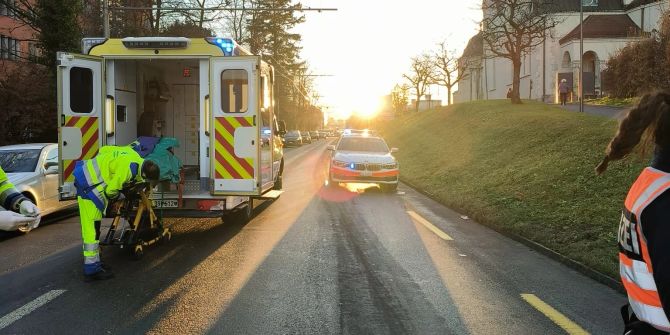 Unfall in St. Gallen