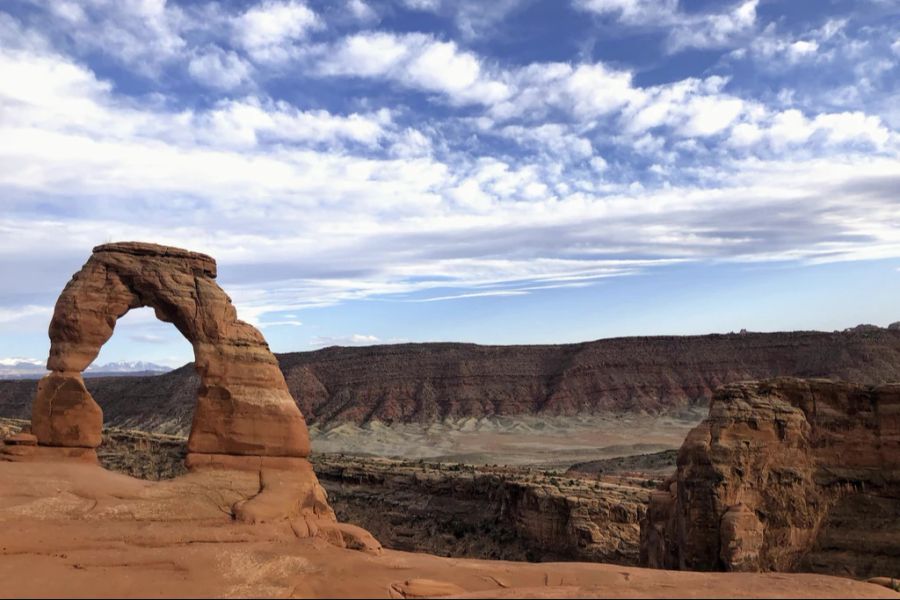 Der Arches National Park im US-Bundesstaat Utah schafft es in einem Ranking auf Rang eins der Naturwunder.