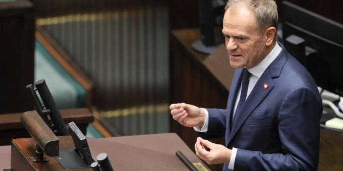 Hintergrund der Kabinettsumbildung ist, dass vier bisherige Minister bei der Wahl zum Europaparlament am 9. Juni kandidieren. Polens Präsident Duda im Bild. Polens Präsident Duda