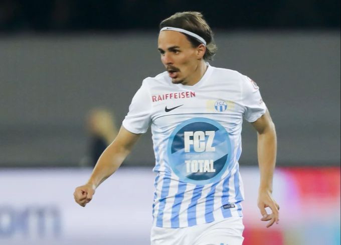 Kay Voser im Einsatz für den FCZ im Jahr 2017. Kay Voser FCZ