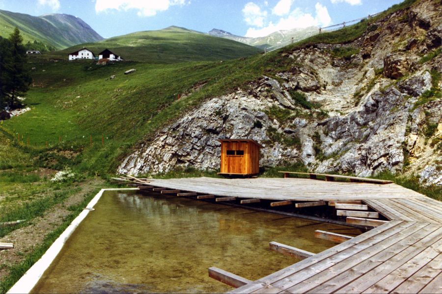 Felsenbad mit finnischer Sauna