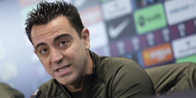 FC Barcelona Xavi Hernandez