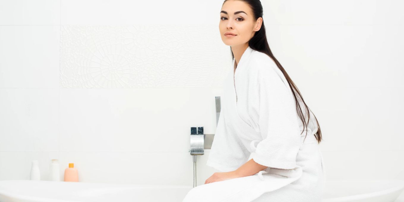 PEVA Duschvorhang Mit Magneten - 178x183cm Azurblau Mit Metallösen