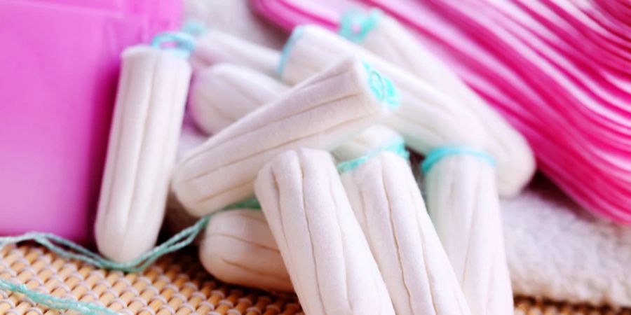 Tampons Nahaufnahme