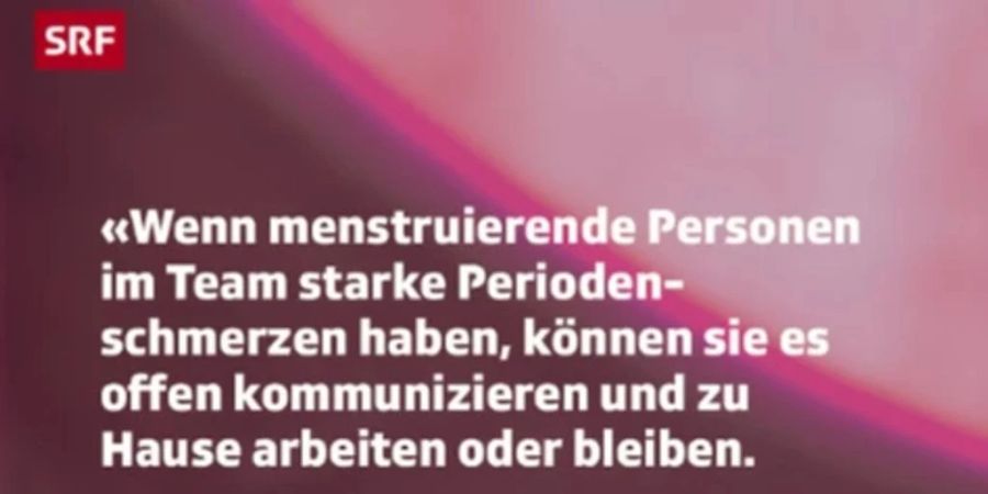 menstruierende Personen SRF