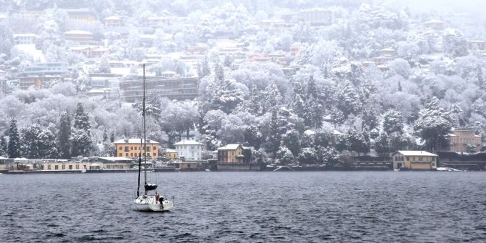 Blick auf den Comer See im Winter. (Symbolbild) Comersee