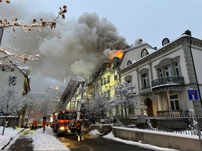 Durch den Brand entstand ein enormer Sachschaden. Brand