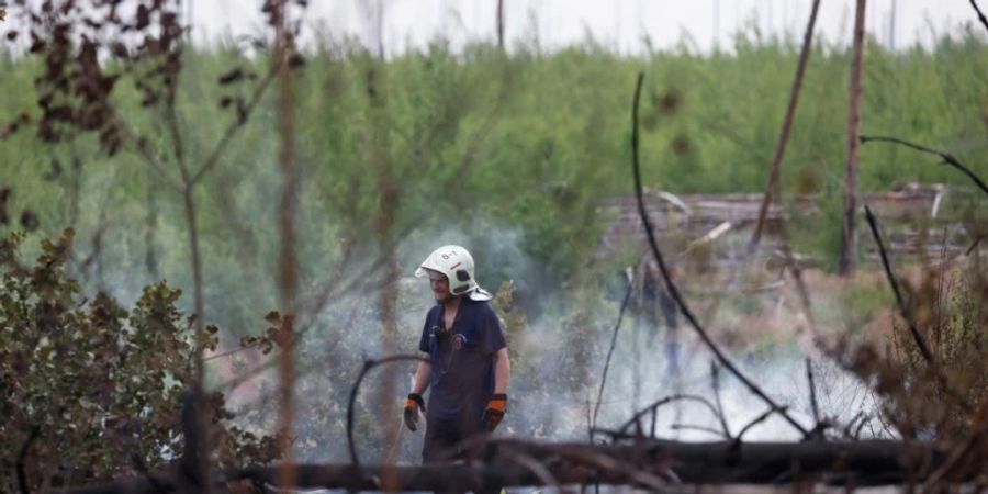 Waldbrand bei Berlin