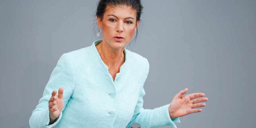 «Voraussetzung für einen Verhandlungsfrieden wäre ganz sicher, dass die Ukraine auf ihre Nato-Ambitionen verzichtet»: Sahra Wagenknecht.