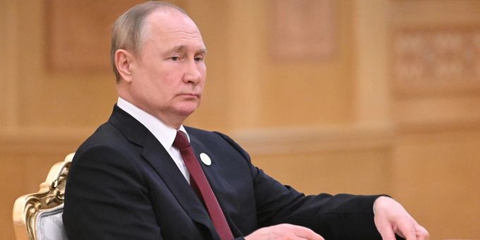 Wladimir Putin entspannt in Turkmenistan: Seine «Spezialoperation» läuft aus seiner Sicht nach Plan. Putin