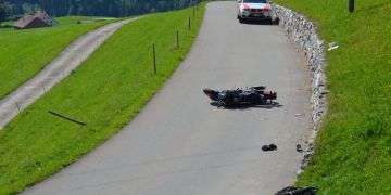 Unfallstelle in Waldstatt, Steblen