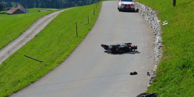 Unfallstelle in Waldstatt, Steblen Unfallstelle in Waldstatt, Steblen