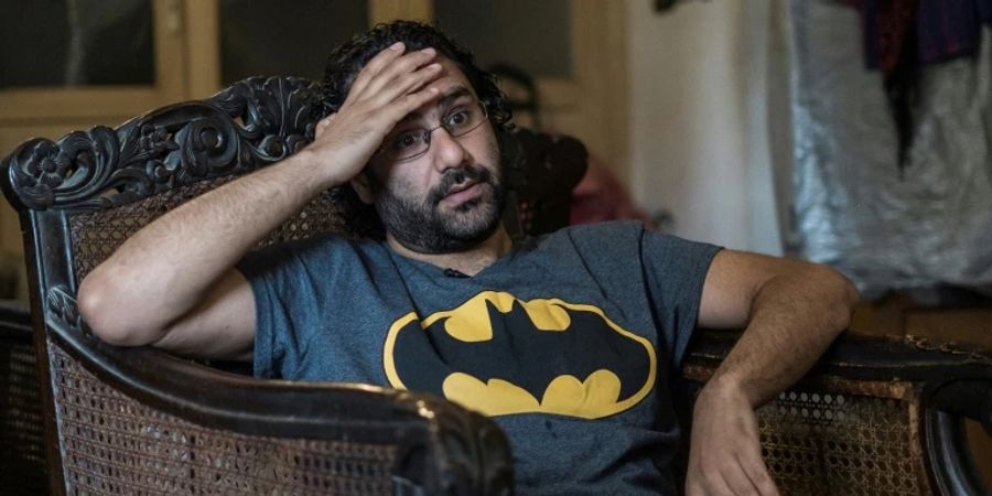 Der ägyptische Aktivist Abdel Fattah 2019