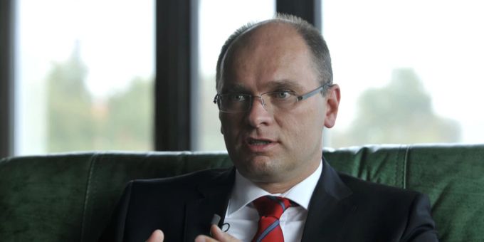 Der slowakische Wirtschaftsminister Richard Sulik. Slowakei