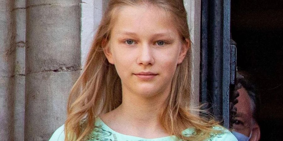 Prinzessin Eléonore bei einem Kirchenbesuch 2021.