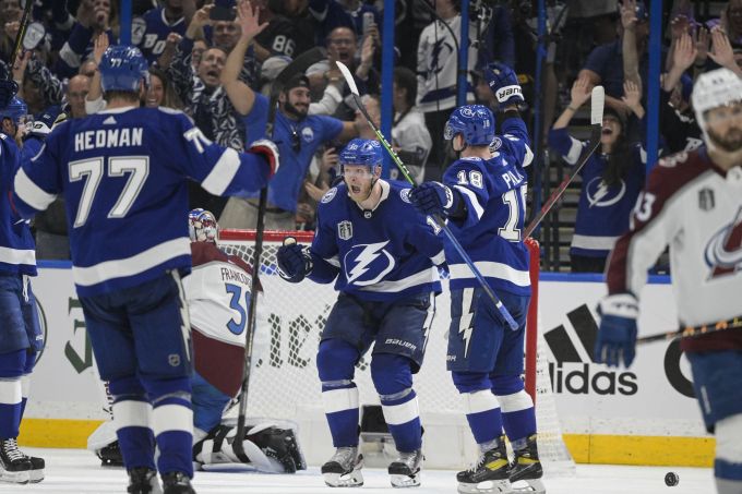 Die Spieler von Tampa Bay Lightning können in der NHL wieder jubeln. NHL