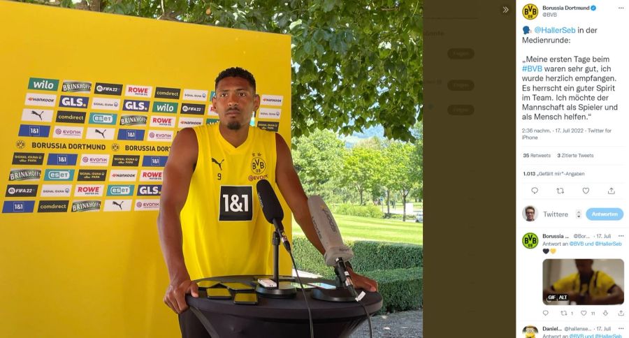 Sébastien Haller Borussia Dortmund