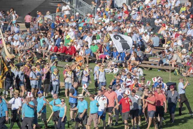 Besucher und Besucherinnen am ESAF 2022 in Pratteln. ESAF